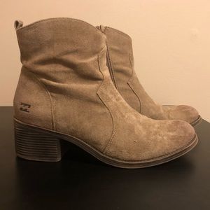 Tan Billabong Ankle Boots